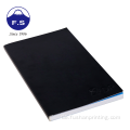 Recyceltes Softcover A5 Black Pardboard Notebook